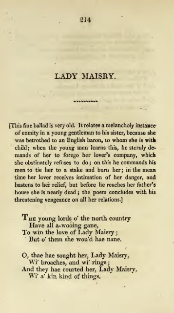 A collection of ancient and modern Scottish ballads, etc