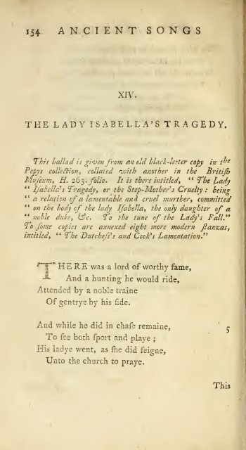 Reliques of ancient English poetry: consisting of old heroic ballads ...