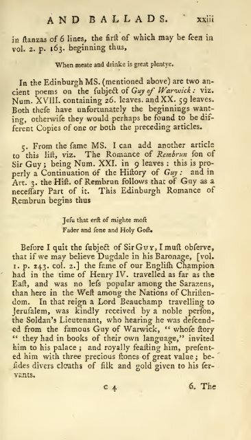 Reliques of ancient English poetry: consisting of old heroic ballads ...