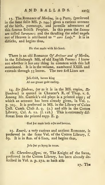 Reliques of ancient English poetry: consisting of old heroic ballads ...