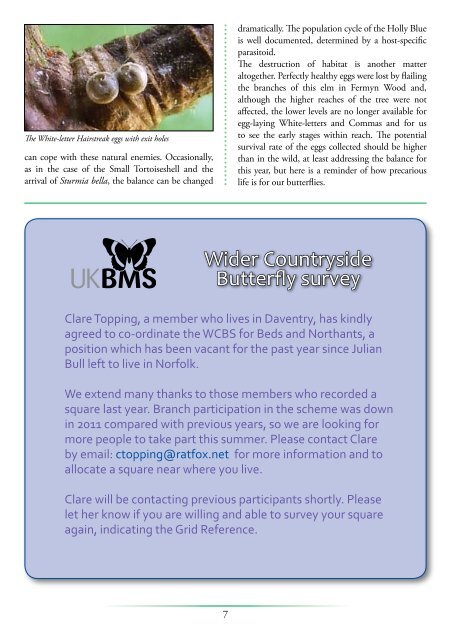 Spring 2012 newsletter - Butterfly Conservation