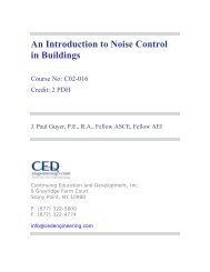 An Introduction to Noise Control in Buildings - CED Engineering