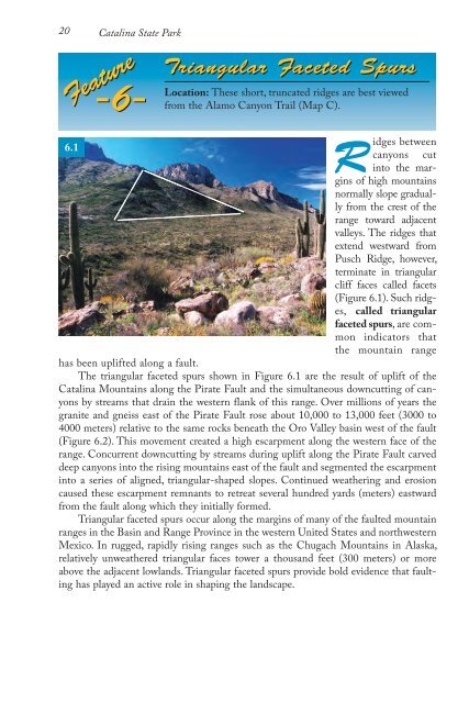 A Guide to the Geology of Catalina State - AZGS Document Repository