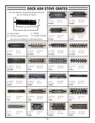 DOCK ASH STOVE GRATES - Woodman's Parts Plus