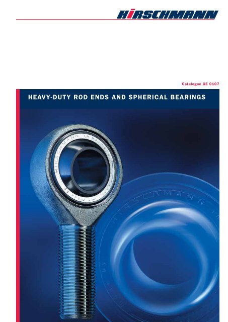 heavy-duty rod ends and spherical bearings - Hirschmann GmbH