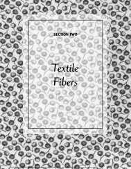 SECTION TWO Textile Fibers - Pearson