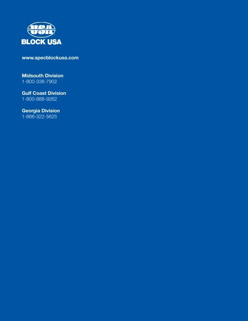 Size and Shape Guide Concrete Masonry Units - Block USA