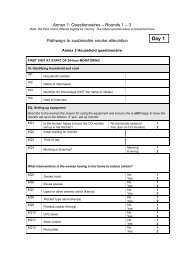 Annex 1: Questionnaires – Rounds 1 – 3 - DfID