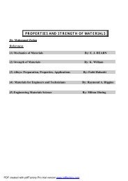 properties and strength of materials