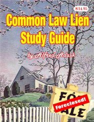 Common Law Lien Study Guide - Family Guardian