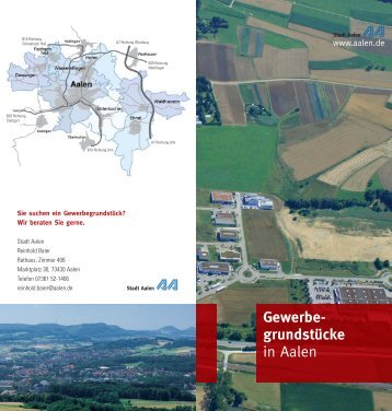 Gewerbe- grundstücke in Aalen - Stadt Aalen