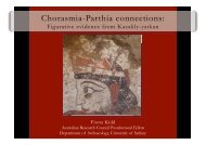 Chorasmia-Parthia connections: