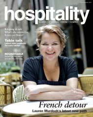 download Hospitality November 2010 - Foodservice Gateway