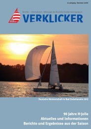 Verklicker 2/2012 PDF - H-Jolle