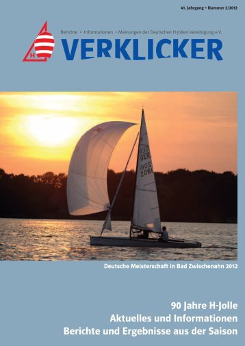 Verklicker 2/2012 PDF - H-Jolle