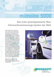 microline 5000. Das Pkw-Fahrwerksvermessungs- System mit ...