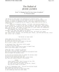 The Ballad of JESSE JAMES