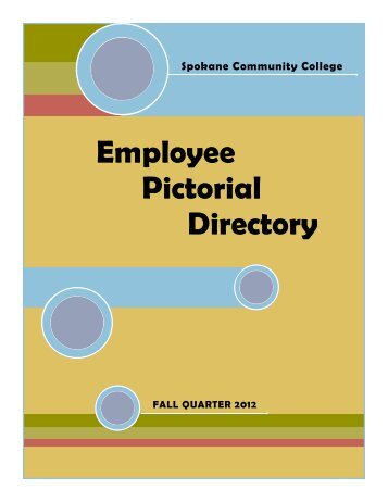 SCC Employee Pictorial Directory - Spokane Community College