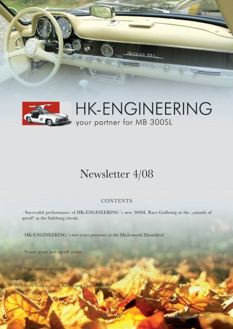 your partner for MB 300SL - HK-Engineering