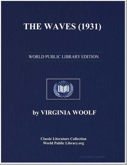 THE WAVES (1931) - World eBook Library