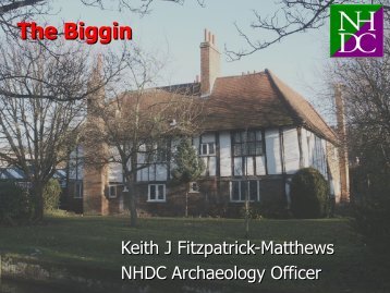 The buildings of Hitchin: the Biggin