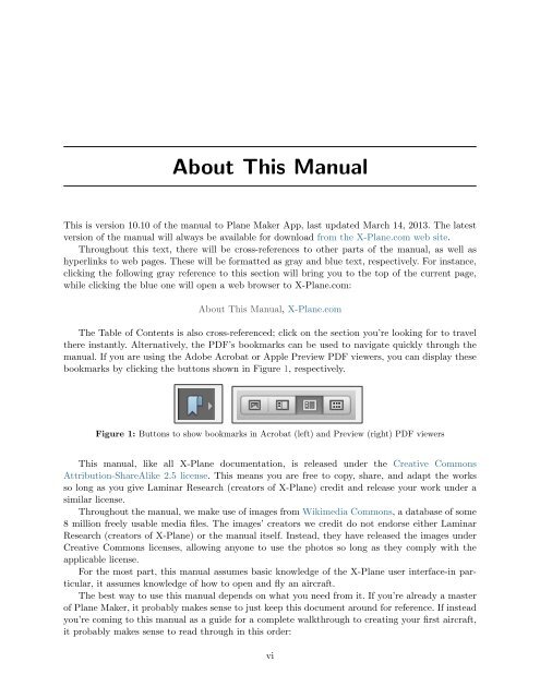 Download the Plane Maker Manual - X-Plane