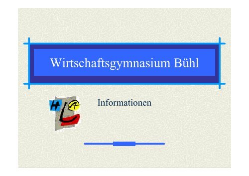 Download - Handelslehranstalt HLA Bühl