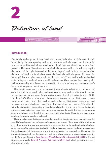 definition of land assignment