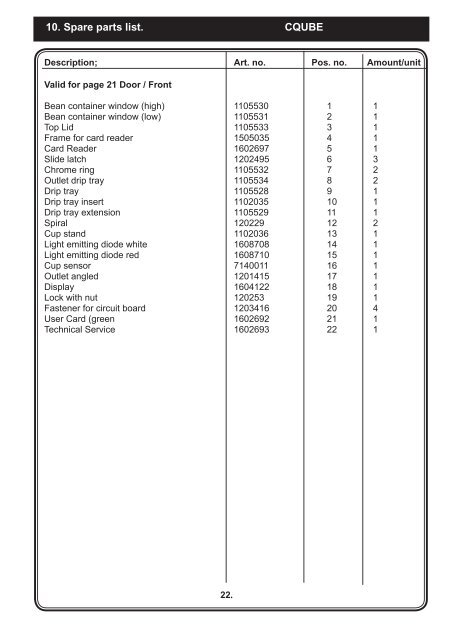 TECHNICAL MANUAL - Crem International