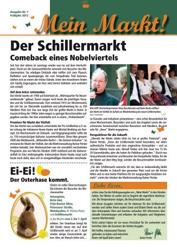 Mein Markt Frühjahr 2012 Ausgabe Nr. 1