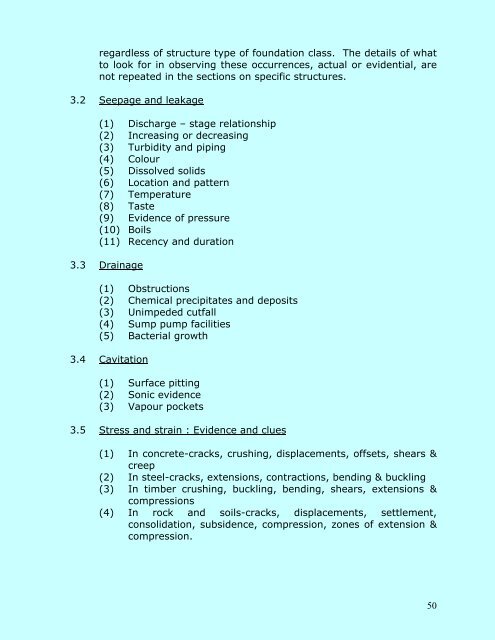 Guidelines for Safety Inspection of Dams - Central Water Commission