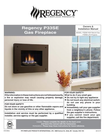 Sunrise™ P33SE - Regency Fireplace Products