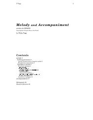 Melody and Accompaniment - Philip Tagg