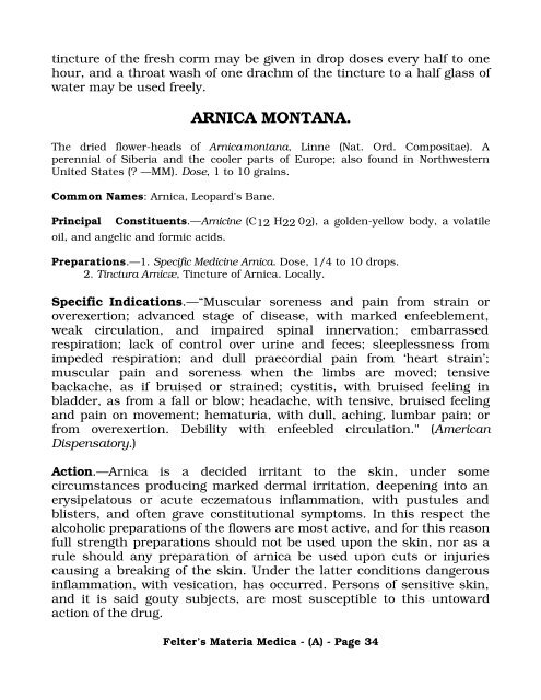 Individual Drugs. ABIES (Tsuga canadensis). - Southwest School of ...