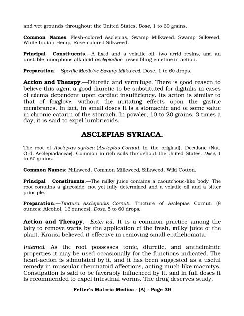 Individual Drugs. ABIES (Tsuga canadensis). - Southwest School of ...