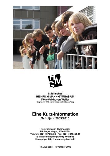 Eine Kurz-Information - Heinrich Mann Gymnasium