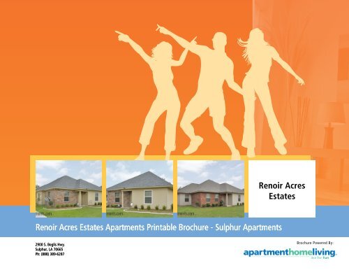 Renoir Acres Estates Apartments Printable Brochure - Sulphur ...