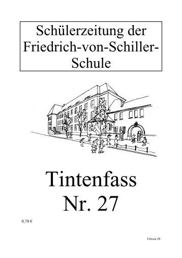 Schülerzeitung der Friedrich-von-Schiller- Schule