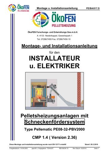 Montageanleitung Installateur - HMS Umwelttechnik