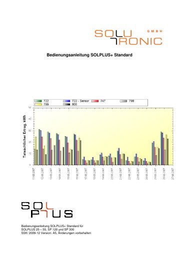 Solplus+ Bedienungsanleitung - HMS Umwelttechnik