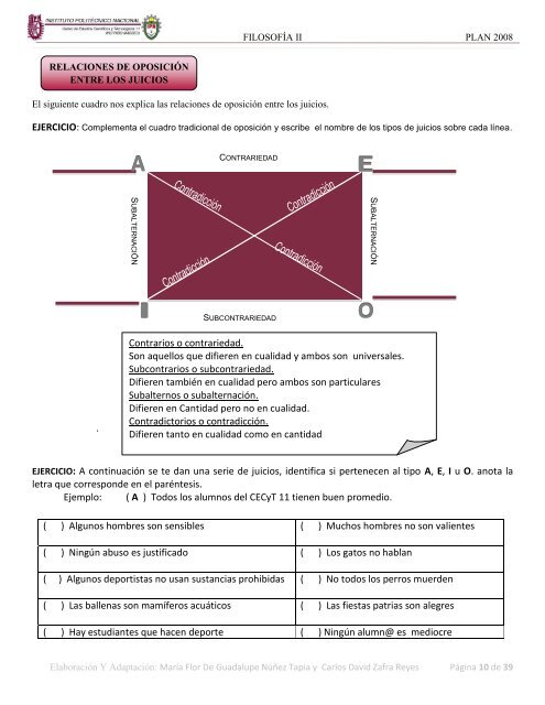 Filosofía II - CECyT 11