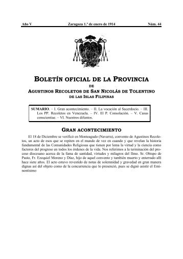 Año 1914-15 - Provinciasannicolas.org