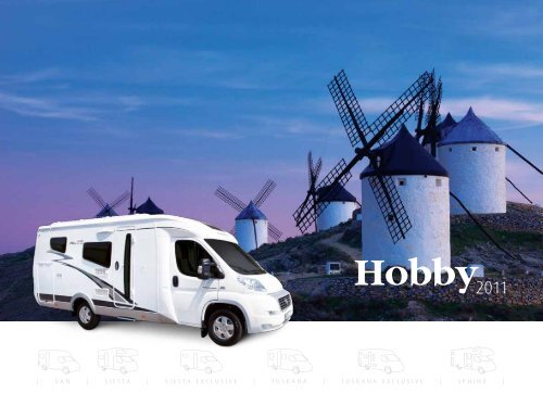 | VAN | SieStA | SieStA excluSiVe | tOSKANA ... - Hobby Caravan