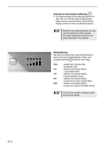 Instruktionsbok husvagnar S - Hobby Caravan