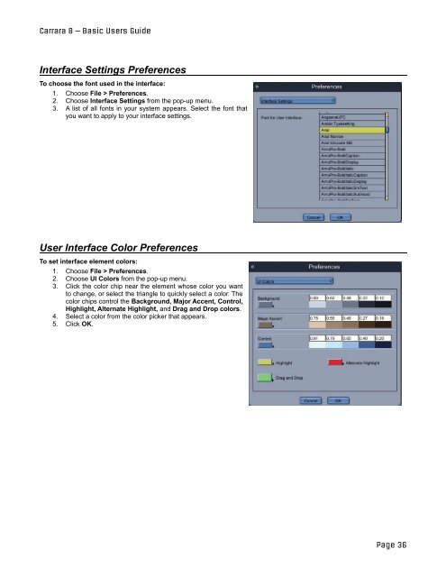 Carrara 8 Basic Users Guide - Documentation Center - Daz 3D