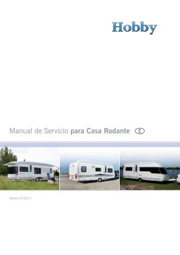 Manual de Servicio para Casa Rodante E - Hobby Caravan
