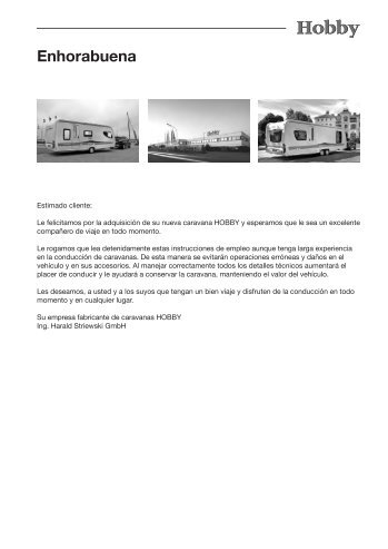 Enhorabuena - Hobby Caravan