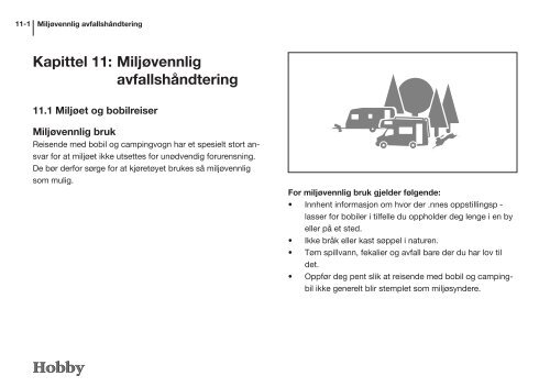 Kapittel 1 - Hobby Caravan
