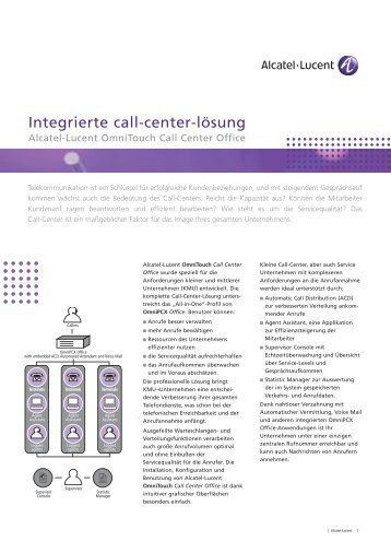 Alcatel-Lucent OmniTouch Call Center Office