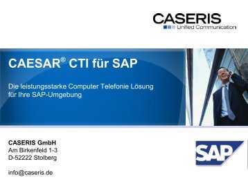 CAESAR® CTI für SAP - HOC